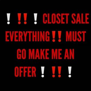 EVERYTHING MUST GO‼️
